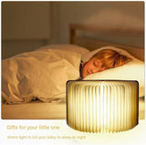 Christmas giftsRechargeable LED Book Night Light Creative Folding Wooden Lamp with Magnetic Design V1107-LED BOOK NIGHT LIGHT1-XL