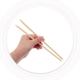 Disposable Bamboo Chopsticks Khaki Smooth Non-Slip for Sushi 100Pairs V1369-AZ3-W-19379