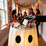 120cm Light-Up Ghost Candy Bowl Halloween Party Must-Have, Large Capacity Trick-or-Treat Station, V1232-YLTGZ-005