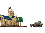 Sluban B1532 Model Kit 44cm Battle Of Sainte Mere Eglise D-Day WWII Paratrooper Army Building B SLB1532