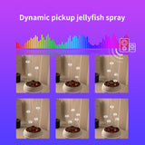 Jellyfish Smoke Ring Aroma Diffuser Humidifier, 7 Color Crack Night Light, Remote Control Timer V1265-AU-168-BAI