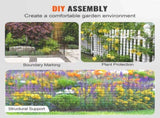 Garden Fence, 7593 cm Animal Barrier Fence, Underground Decorative Garden Fencing with 6.38 cm V952-JSWL385295INRNI2VV0