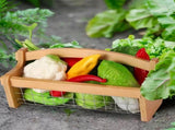 Garden Harvest Basket, Large Vegetable Hod for Gardeners - Garden Basket with Rotating Handle Makes V1192-AZ-W-21167