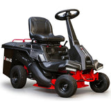 BAUMR-AG 24" Ride On Lawn Mower, Lithium Electric Start System, 6HP 224cc, 5 Cut Heights, Catcher V219-MOWRIDBMP24A