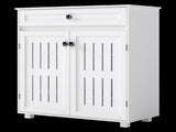 Levede Shoe Cabinet Door Storage Rack Cupboard White EA0283-WH-AU