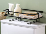 Toilet Shelf Thickening Waterproof Large Capacity Nail Free Installation Iron Over Toilet Bathroom V1294-YM0512-3112220079012