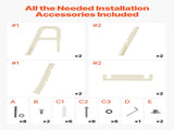 5-Step Inclined Robust Pool Ladder of 2 Handrails for 1219.2-1371.6mm Pool V952-DXYCTTBGGSLBDVP4TV0