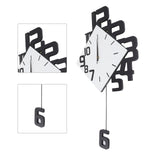 Frameless Pendulum Wall Clocks Number Decoration DIY Assembly Modern Wall Clocks with Silent V1294-YM0715-3115220051911