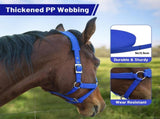 Adjustable Cow Halter with Lead Rope - All-Purpose Livestock Halter for Cattle, Calf, Donkey, Goat, V1192-AZ-W-2869