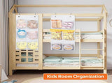 2 Packs Narrow Over the Door Shoe Organizer, Wall Hanging Shoe Rack with Clear Mesh Pockets for V1237-ZY00B079L5P8CB