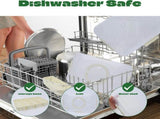 Snack Box Container,Dishwasher Safe Fruit Snack Containers,2 Pack Divided Serving Tray with Lid for V1259-DP01-A-3904