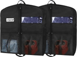 Garment Bags for Hanging Travel 43" Suit Bags for Closet Storage with Pockets Breathable V1259-DP01-A-2935