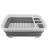 Foldable Drain Basket Drying Dish Storage Rack Dish Drainer for Kitchen Counter Organizer V1294-YM0901-3117200171111