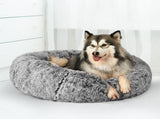 PaWz Pet Bed Cat Dog Donut Nest Calming XL Charcoal X-Large PT1035-XL-CH