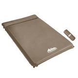 Weisshorn Self Inflating Mattress 10CM Camping Sleeping Mat Air Double Coffee CAMP-MAT-SUE-DT-CO