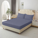 Full Size Fitted Sheet,Hotel Quality Bedding Fitted Sheet Deep Pocket up to 14 Inch,Wrinkle and Fade V1366-AZ2-W-26244