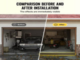 Garage Threshold Seal Strip, 20 FT Universal Garage Floor Seal Strip with Adhesive, Garage V952-MFTDT1J20FT0L3EIMV0