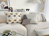 Walbest Boho Throw Pillow with Braided Rope Pattern And Tassels Soft Cotton Linen Textured Cushion V1189-WXFWAL-20260319-00028
