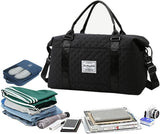 Quilted Weekend Duffle Bag, Carry On Gym and Overnight Tote with Spacious Storage for Travel, Sport, V1189-LC-AMZ-00120