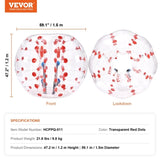 VEVOR Inflatable Bumper Ball 1-Pack, 5FT/1.5M Body Sumo Zorb Balls for Teen & Adult, 0.8mm Thick PVC V952-CRKCQPPQZJ5YVECSFV0