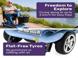 EQUIPMED SmartPacer Ultra-Lightweight Mobility Scooter w/ Li-ion Battery, Only 19kg, Foldable, V219-HMBMSCEQ1BLB