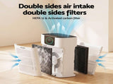 Devanti Pet Air Purifier H12 HEPA Filter Cleaner Replacement Filter White PURI-E-4866PET-FT-WH