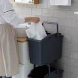 2 Set Stackable Multipurpose Laundry Basket Dark Grey V274-FT-NP-SLB2P-DGY