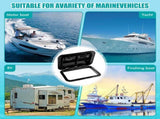 2 Pcs Deck Access Hatch Rectangle Boat Deck Hatch & Lid with 20 Screws Non Slip Surface for V1258-DP02-C-3039