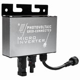 Mini Solar Micro-Type Grid-Tie Inverter DC 10-30V Input 180V-265VAC Output 200W IP45 Waterproof V1366-AZ2-W-14462