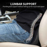 Black Mini Car Cushion - Memory Foam Height-Boost Cushion with Removable Mesh Cover - Driver V888-ELOSUNG13727