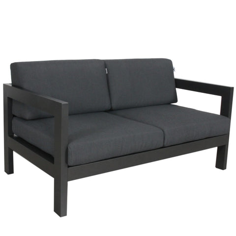 Outie 2 Seater Outdoor Sofa Lounge Aluminium Frame Charcoal V315-VOUT-ARTE-12