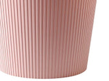 Trash Bin Plastic Exquisite Modern Garbage Container Can for Bathroom Kitchen Living Room Large Pink V1294-YM0710-3117230371814