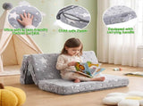 Giselle Bedding Foldable Cot Mattress for Travel Cot, Glow-in-Dark Cover MATTRESS-B-COT-FD-8-GY