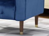 Lewisham Navy Blue Tufted Velvet Armchair V1041-JSF-5108-1NAVYBLUE