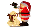 Christabelle 71cm Santa Snowman Christmas Light Up Display Animated LED Outdoor Indoor Xmas Yar 112_SHE200