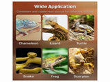 5W Reptile Heat Pad with Digital Thermostat & Timer 7 X 5Inch Reptile Heating Pad Tank Heater V1369-AZ3-W-08479
