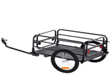 Bike Cargo Trailer, 72.5 kg Load, Heavy-Duty Bicycle Wagon Cart, Foldable Compact Storage & Quick V952-CGKHZHJG200B5HWMPV0