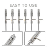 Heavy-Duty Plated Stainless Steel Gate Lock for Fence, Easy Installation, Home Security Solution V1370-AZ4-20993