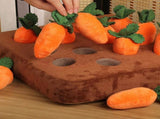 Dog Carrot Plush Toy, Vegetable Fruit for Dogs Cats IQ Toy, Pull The Carrot Stuffed Toy, Molars Toy V1259-DP01-A-4111