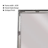 French Provincial Ornate Mirror - Antique Champagne - Free Standing 50cm x 170cm V292-MIRR-FRN016