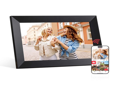 Artiss Digital Photo Frame 10.1 Inch WIFI Touch-Screen Picture Video Player 32G DPR-W1001-BK
