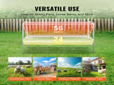 Livestock Feeder, 2 in 1 Grain & Feeder, 80-Gallon Capacity Pasture Feeder, 59" Long Goat V952-SCWSQ5919633EY63VV0