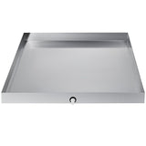 32 x 30 x 2.5 Inch Washing Machine Pan 18 GA Thickness 304 Stainless Steel Heavy Duty Compact Washer V952-SC32X30X2YC000001V0