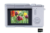 HD 1080P Flip Screen Retro Digital Camera 2.4-inch Display with 64GB TF Card - White V1263-JX-6746-3
