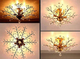 Crystal Chandelier Vintage, 5 Lights, Gold V178-35357