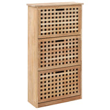 Shoe Storage Cabinet 55x20x104 Cm Solid Walnut Wood 43_247600