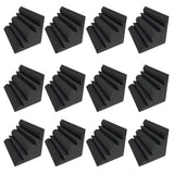 12pcs Corner Acoustic Soundproof Foam High Density Flame Retardant Bass Trap V1370-AZ4-12538