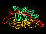 0.76M Christmas Lights 216 LED Bell Motif Light Decorations Jingle Jollys XMAS-MOT-D-BELL-MC