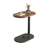 Sofa Side Table Modern Simple Portable for Living Room Bedroom Walnut Color Black Frame V1294-YM0710-3116230019811
