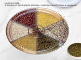 Rotating Storage Container - 5 KG - Storage Container - Food Container - Storage Jar - Food V1188-MS101-01724-1